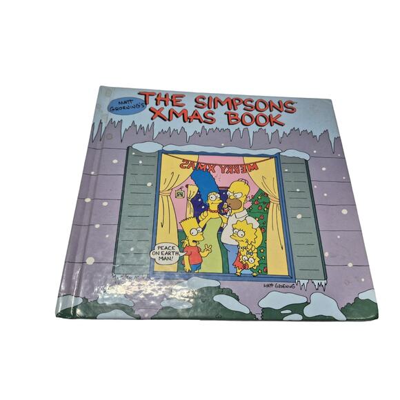 The Simpsons Xmas Book With Trivia Game - Picture 3 of 5
